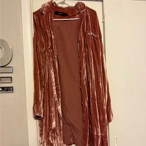 J Brand Rose Velvet Jacket